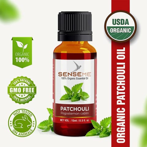 SENSEME Patchouli Organic Oil 15 Ml