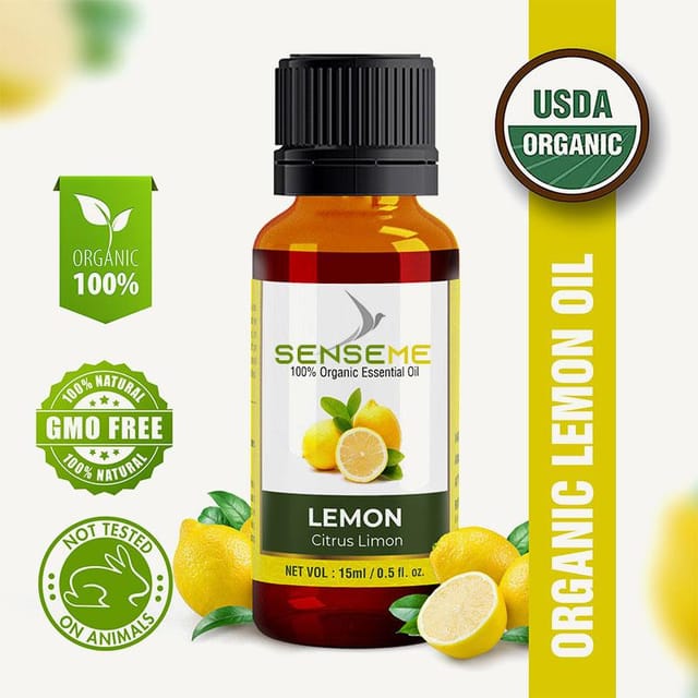 SENSEME Lemon Organic Oil 15 Ml