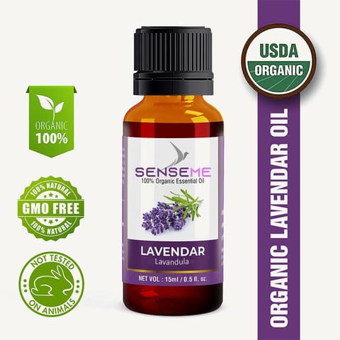 SENSEME Lavender Organic Oil 15 Ml