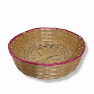 Madurai Bamboo Craft Design Basket 10 Inch