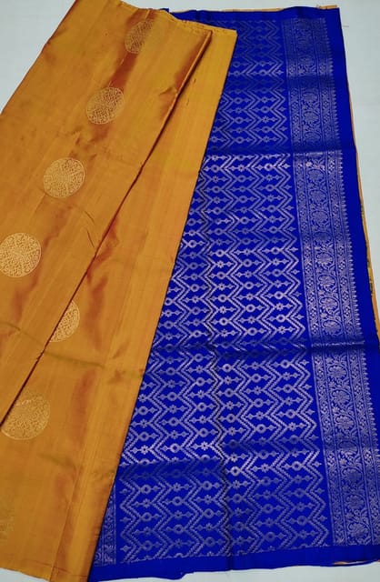 Pure Handloom Soft Silk 2 Warp Without Broder Sarees
