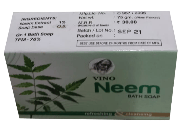 Vino Neem Bath Soap 75Gm