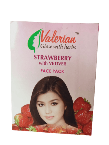 Valerian Strawberry with Vettiver Herbal Face Pack Powder 100g