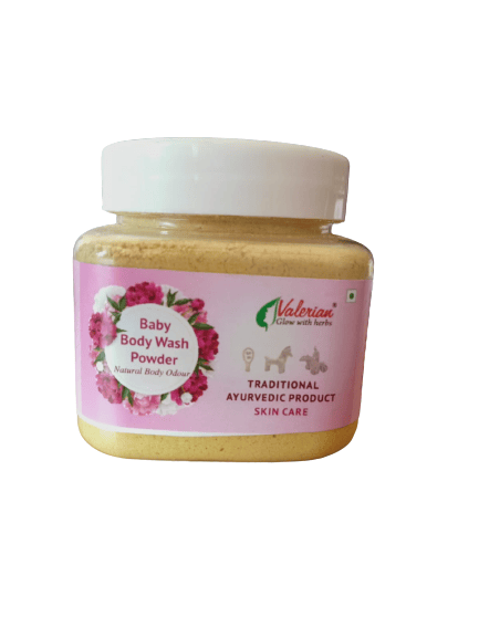 Valerian Herbal Baby Body Wash Powder 100gm + 20gm