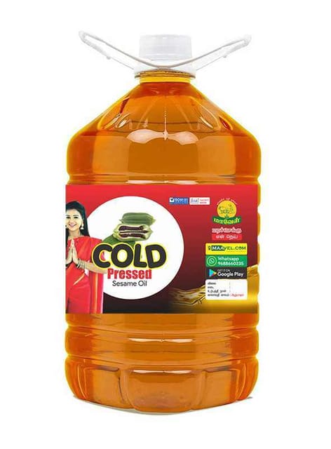 Wood Pressed Gingelly Oil ( 5 Litre )