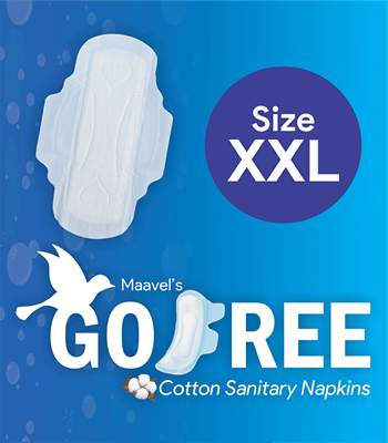 Go Free XXL Cotton Sanitary Napkin
