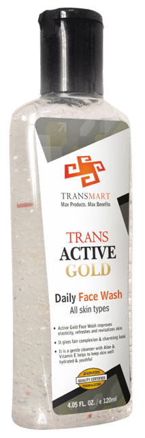TRANS Active Gold Face Wash 120 ml