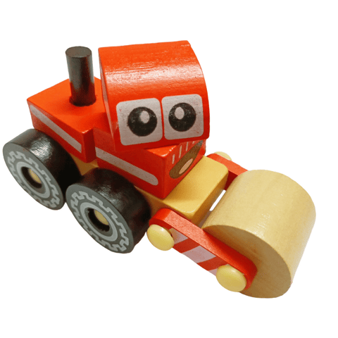 Wooden Road Roller Toy