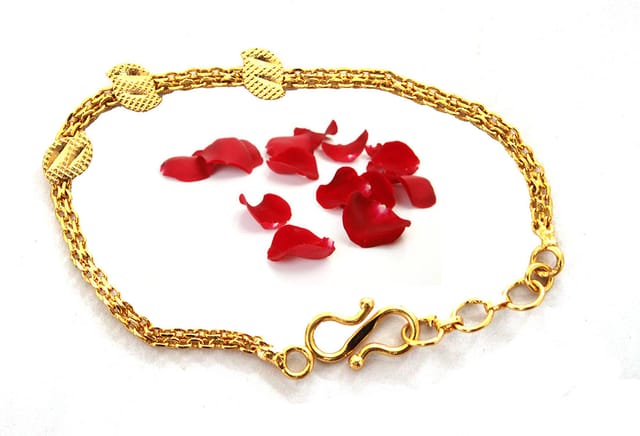 S L GOLD 1 Gram Micro Plated  Fancy Design Bracelet D16