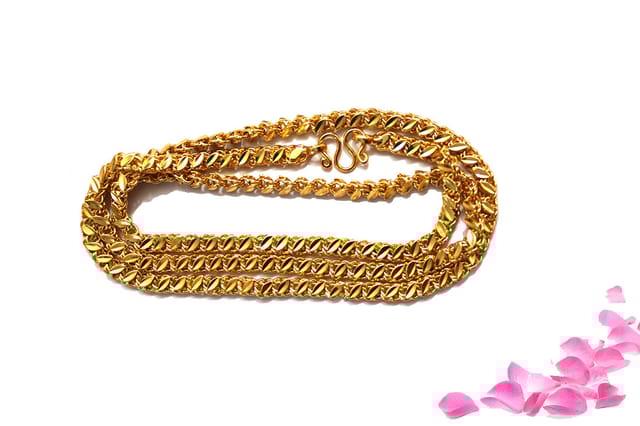 S L GOLD 1 Gram Micro Special Chain C14 Design 24 1