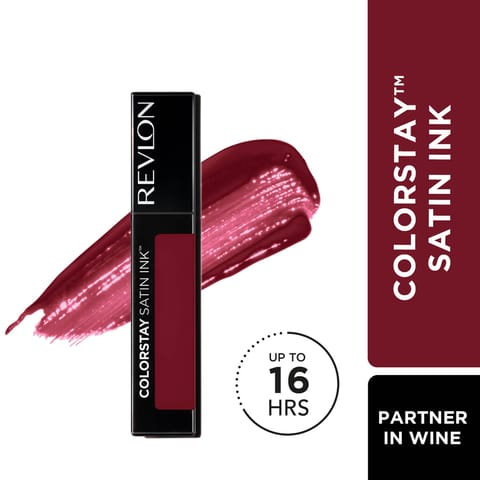 Revlon Colorstay Satin Ink Liquid Lip Color, Partner In Wine