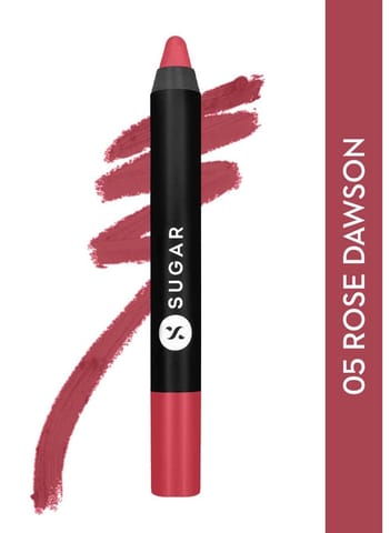 Matte As Hell Crayon Lipstick - 05 Rose Dawson (Rose Pink)