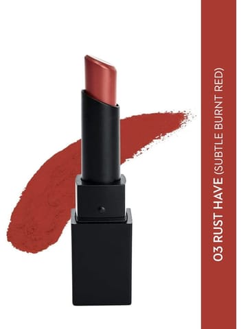 Nothing Else Matter Longwear Lipstick - 03 Rust Have (Subtle Burnt Red)