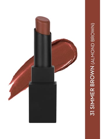 Nothing Else Matter Longwear Lipstick - 31 Simmer Brown (Milk Chocolate Brown/Almond Brown)