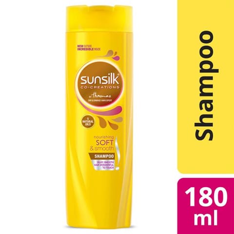 Sunsilk Nourishing Soft & Smooth Shampoo 180Ml