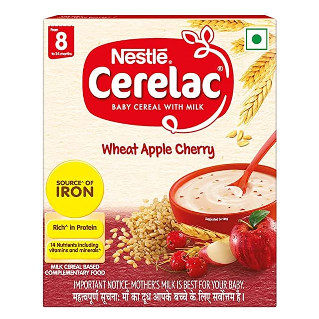 Cerelac 8 Wheat Apple Cheery