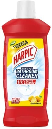 Harpic Disinfectant Bathroom Cleaner Liquid, Lemon 1 Ltr