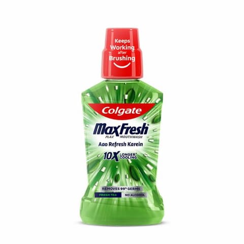 Colgate Max Fresh Plax Peppermint Mouthwash 250Ml