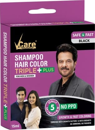 Vcare Shampoo Hair Color 15Ml`