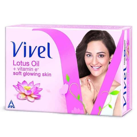 Vivel Lotus Oil , Soft Glowing Skin Soap 100G