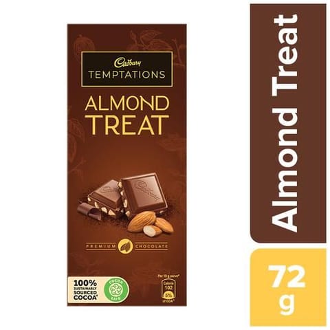 Temptations Almond 72G