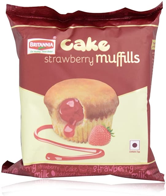 Britannia Muffills Strawberry 35G