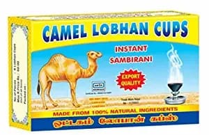 Camel Sambrani/Loban Cups (6 Jumbo Cups) - Pack of 10