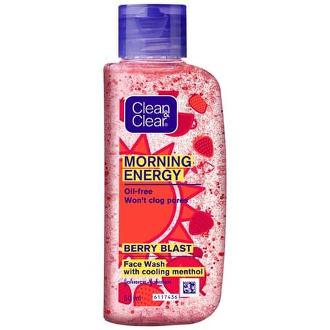Clean & Clear Morning Energy Berry Blast Face Wash 50Ml