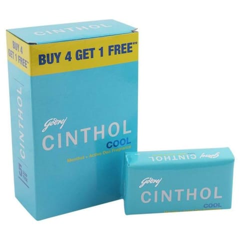 Cinthol Menthol Active Deo 4+1 100G