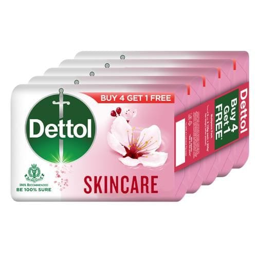 Dettol Skincare Soap 125G 4+1
