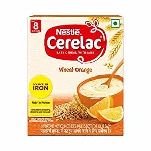Nestle CERELAC Baby Cereal with Milk, Wheat Orange