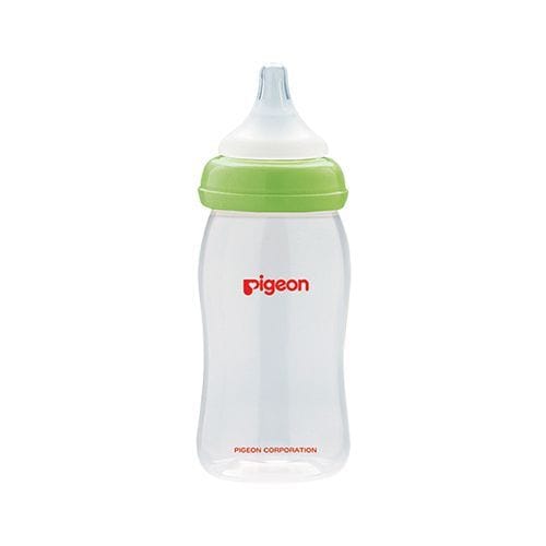 Pigeon Baby WN Nursing Bottle With Plus Type Nipple - Green, 240 ml