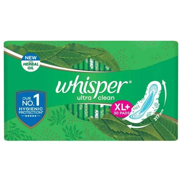 Whisper Ultra Clean Xl+ 30P