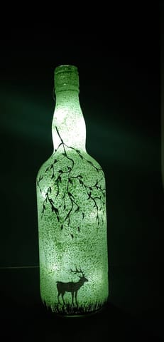 Green Deer Night Lamp