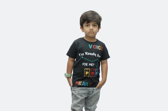 Kids T-Shirt Printed Black