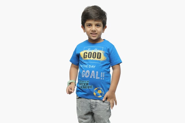 Kids T-Shirt Printed Sky Blue