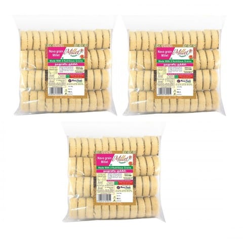 Navagrain Millet Cookies Pack Of 500g X 3 Nos