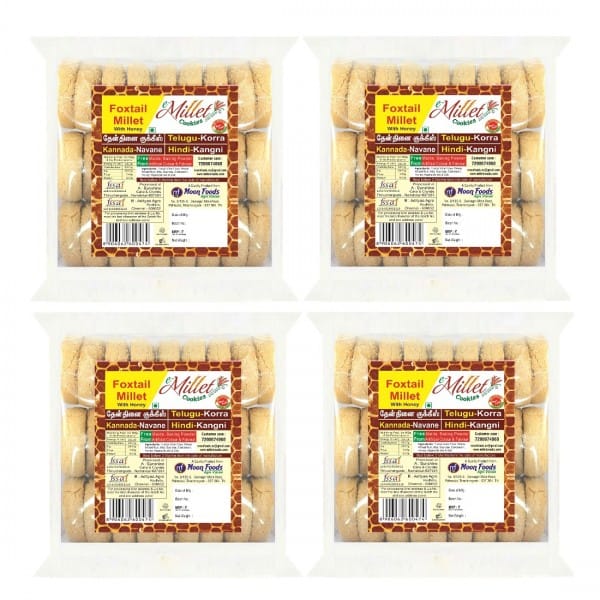 Foxtail With Honey Cookies Pack Of 250g X 4 Nos