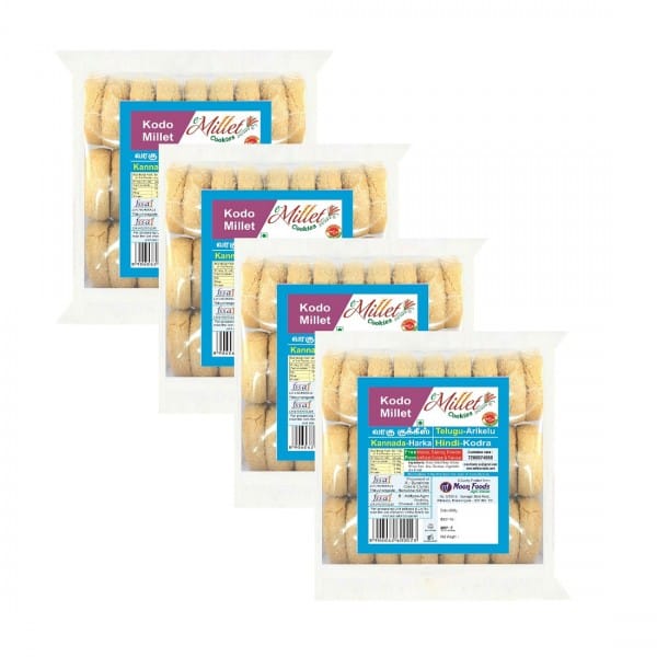Kodo Millet Cookies Pack Of 250g X 4 Nos