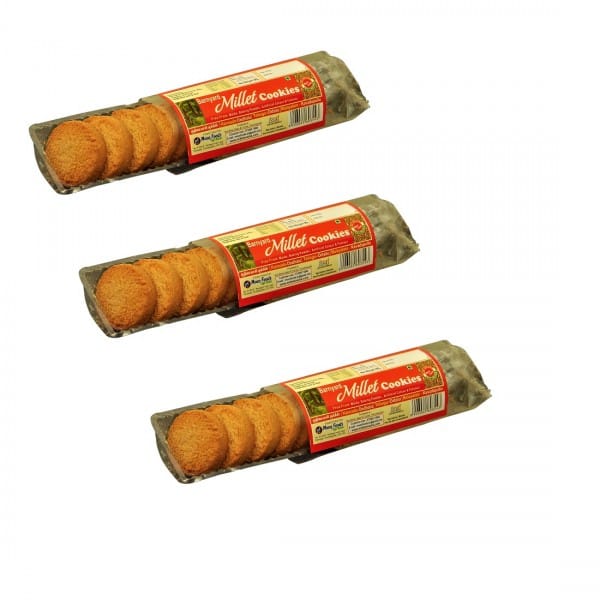 Barnyard Millet Cookies Pack Of 90g X 3 Nos