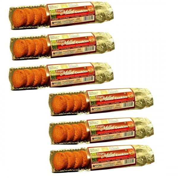 Finger Millet Cookies Pack Of 90g X 6 Nos