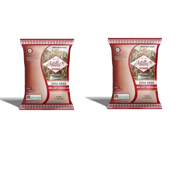 Chia Seed Noodles With Masala Pack Of 192g X 2 Nos