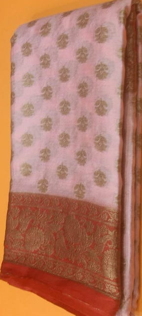 Semi Banarasi Saree