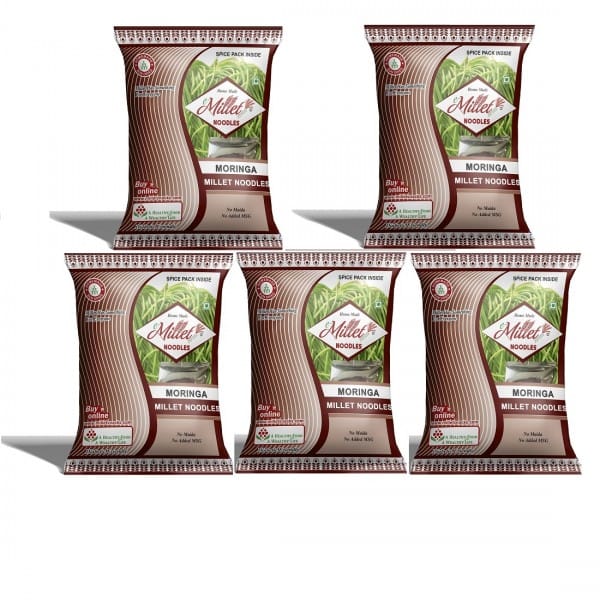 Moringa Noodles With Masala Pack Of 192g X 5 Nos