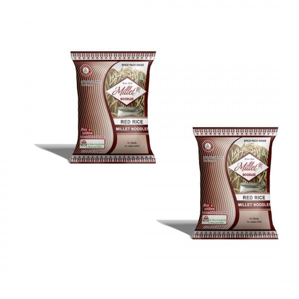 Red Rice Noodles With Masala Pack Of 192g X 2 Nos