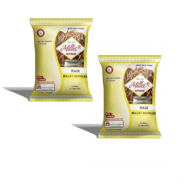 Ragi Millet Noodles With Masala Pack Of 192g X 2 Nos