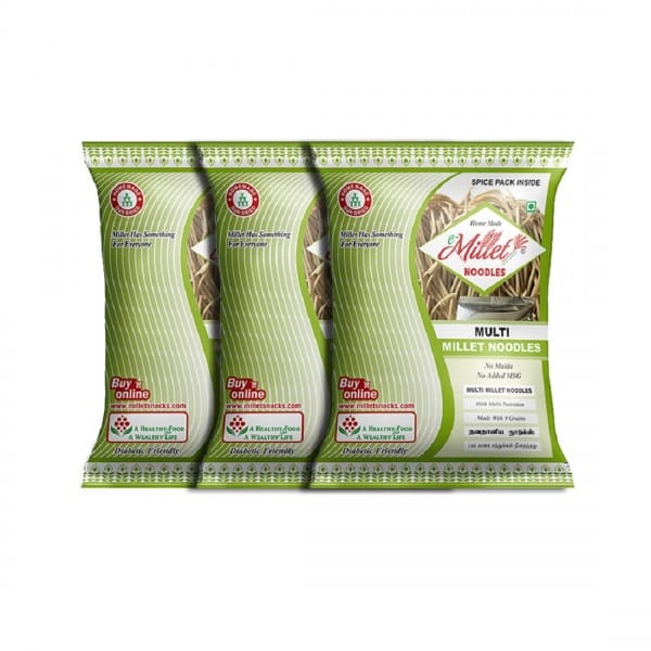 MultiMillet Noodles Pack Of 192g X 3 Nos