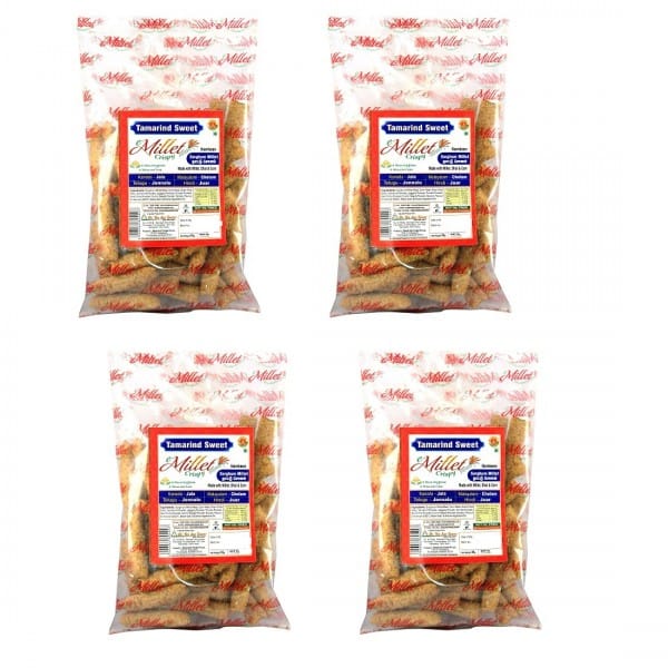 Sorghum Millet Crispy Tamarind Sweet Pack Of 55g X 4 Nos