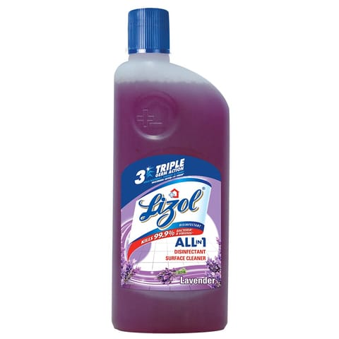 Lizol Disinfectant Surface & Floor Cleaner Liquid, Lavender - 500ml