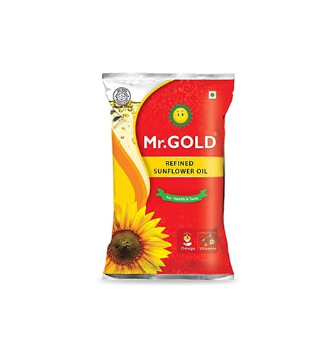 Mr Gold Sunflower Oil 1L Ref